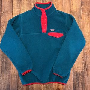 Patagonia synchilla fleece pullover.